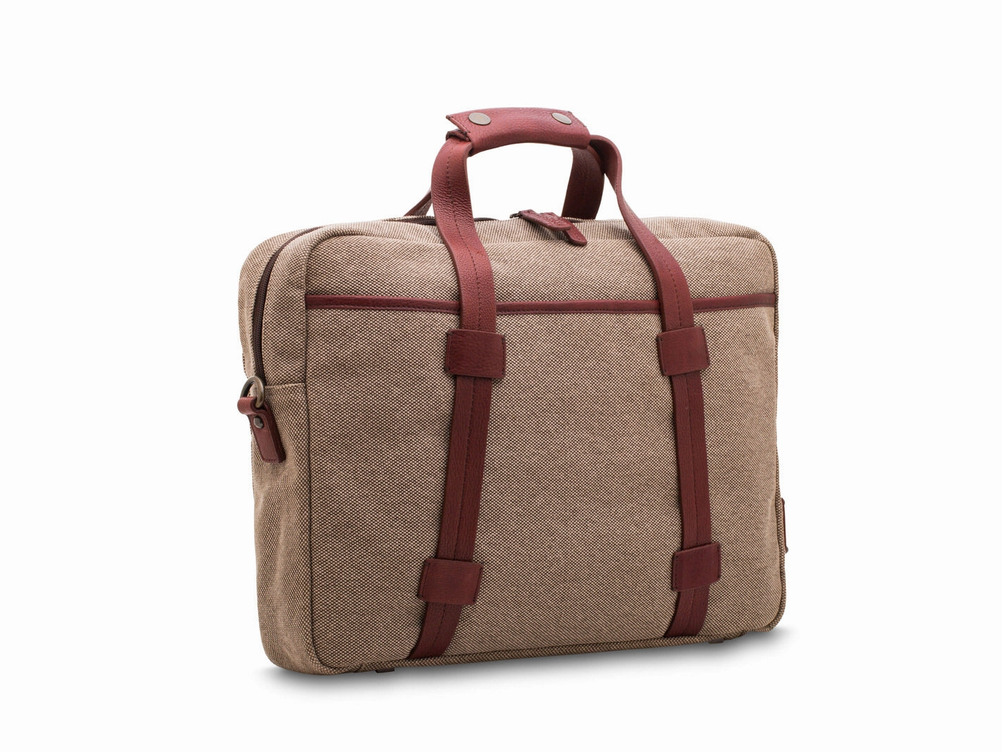 Bosca Canvas/Washed Bag Top Zip Laptop Bag