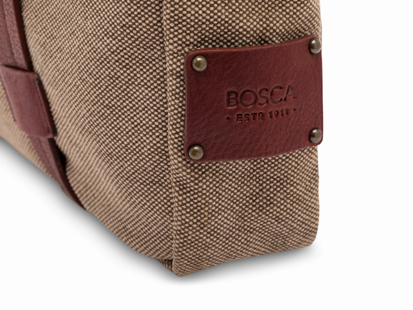Bosca Canvas/Washed Bag Top Zip Laptop Bag