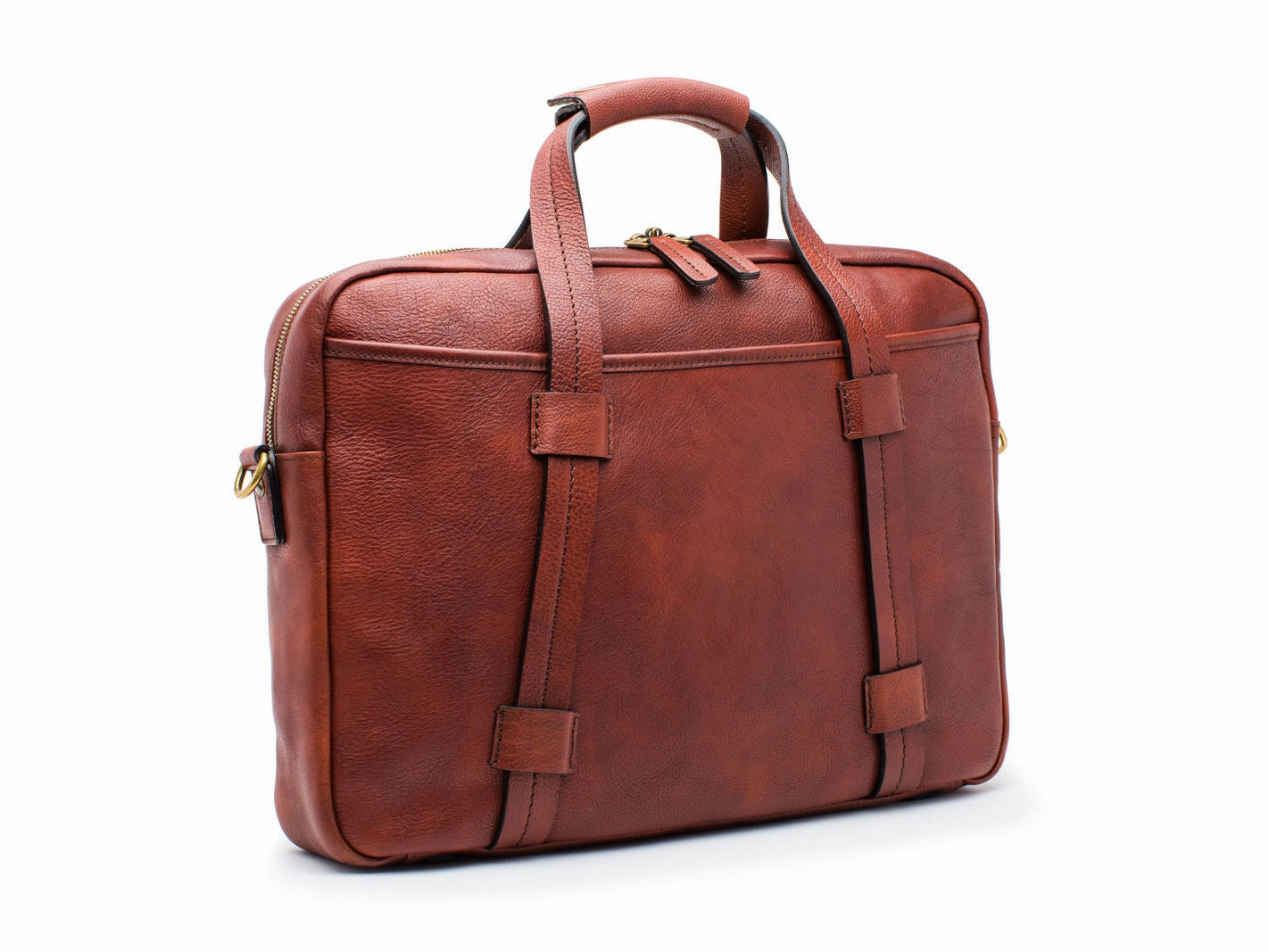 Bosca Canvas/Washed Bag Top Zip Laptop Bag