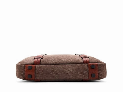 Bosca Canvas/Washed Bag Top Zip Laptop Bag