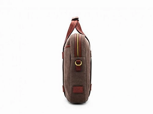 Bosca Canvas/Washed Bag Top Zip Laptop Bag