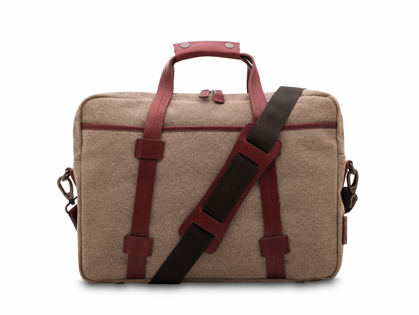 Bosca Canvas/Washed Bag Top Zip Laptop Bag