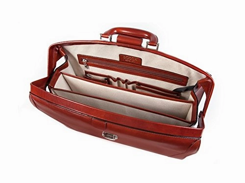 Bosca Leather Partners Briefcase - Cognac Old Leather