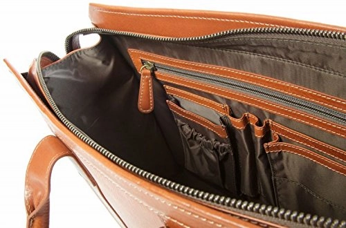 Bosca Men's Correspondent Slim Briefcase