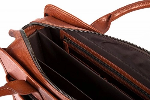 Bosca Men's Correspondent Work Briefcase