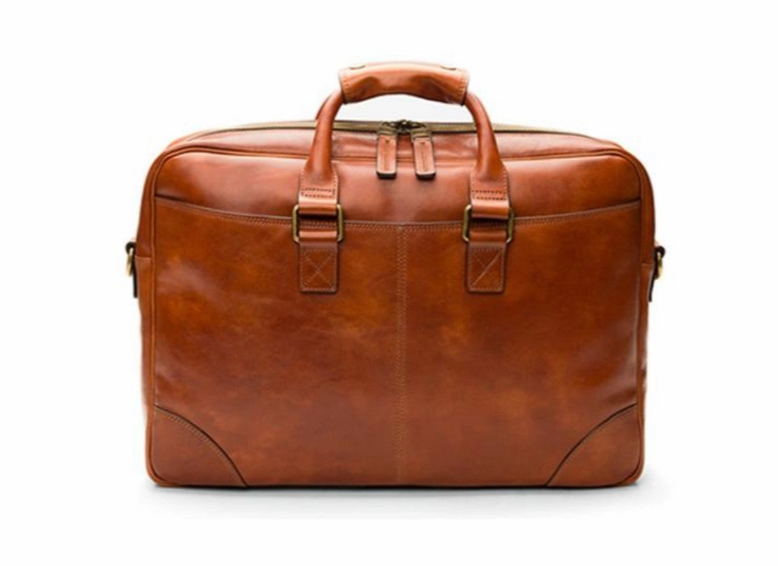 Bosca Men's Dolce Collection - Double Compartment Flapover Brief