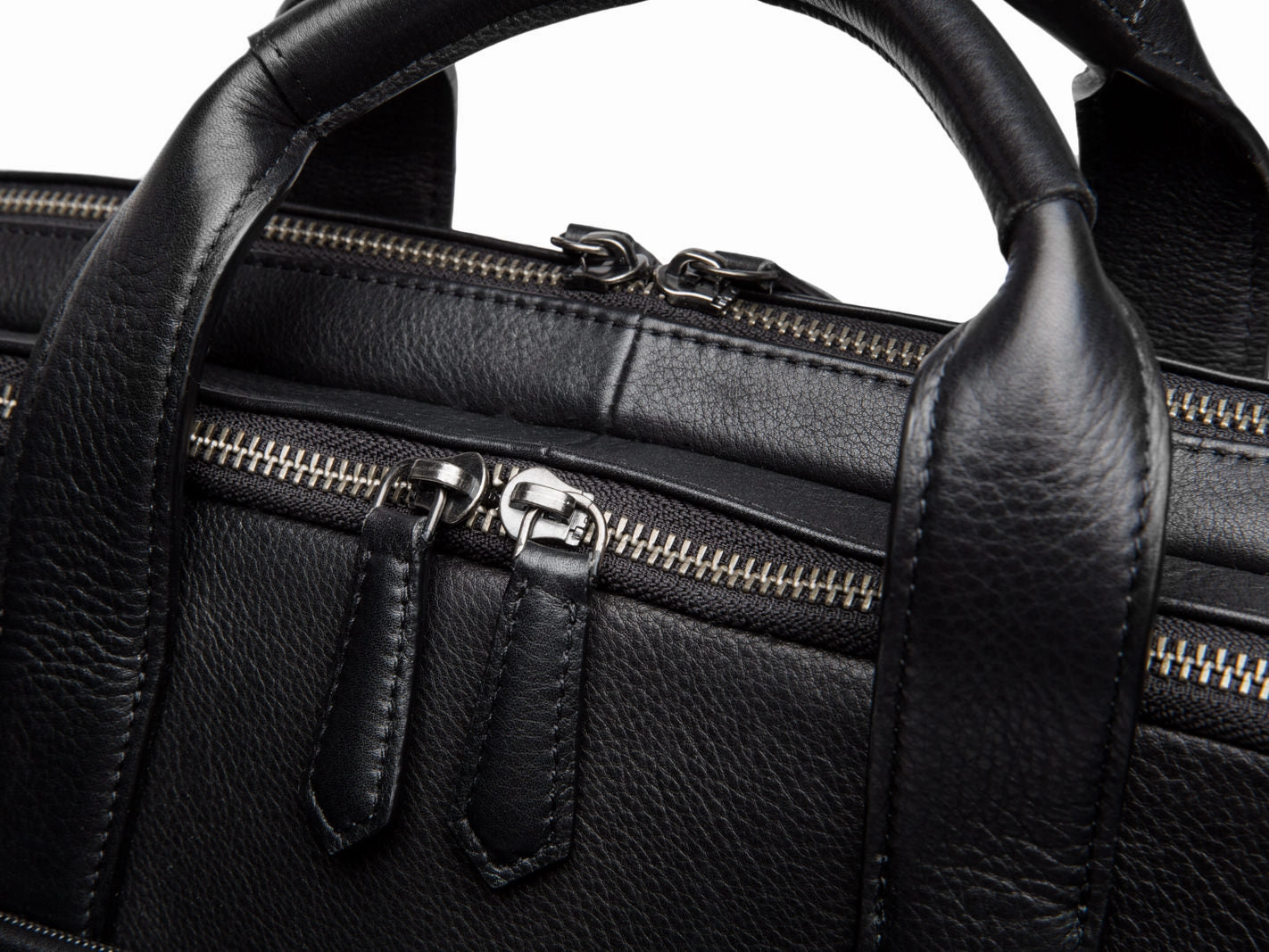 Bosca Nappa Bag Double Zip Laptop Brief
