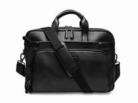 Bosca Nappa Bag Double Zip Laptop Brief