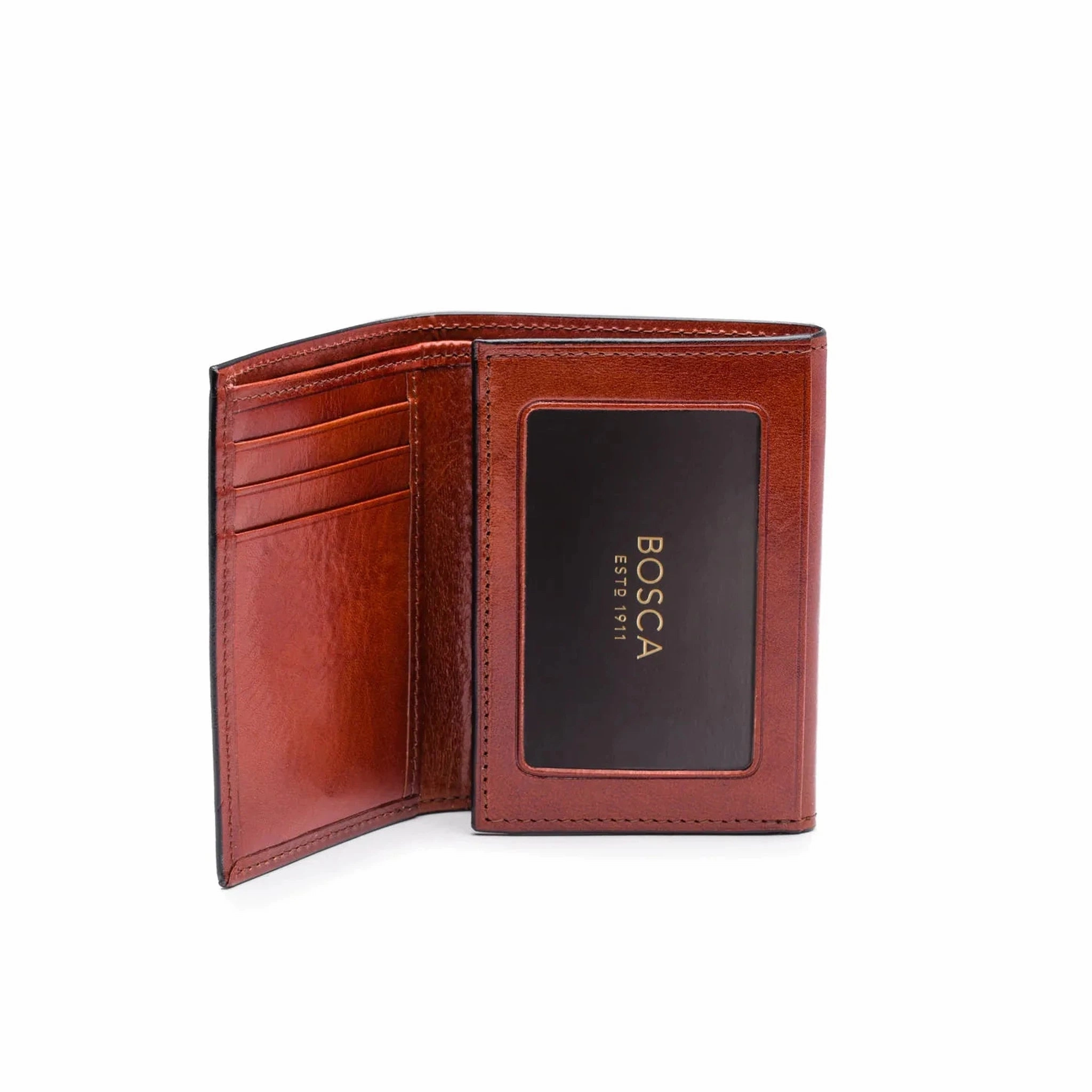 Bosca Old Leather Double ID TrifoldWallet