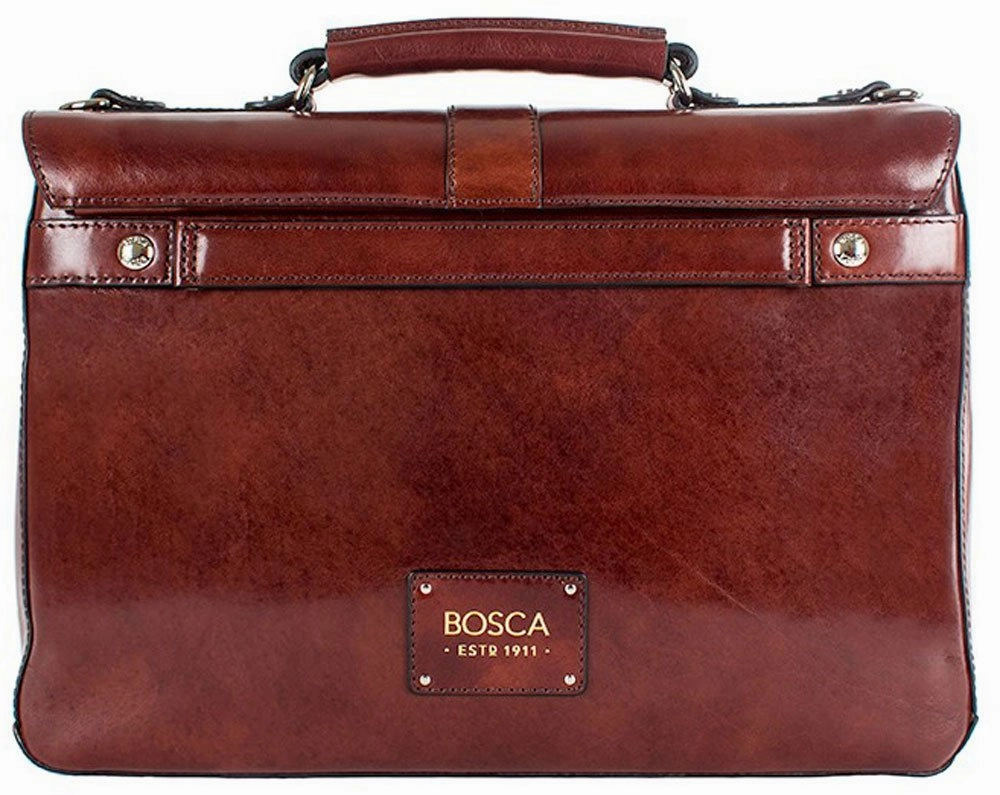 Bosca Old Leather Single Gusset Flapover Brief