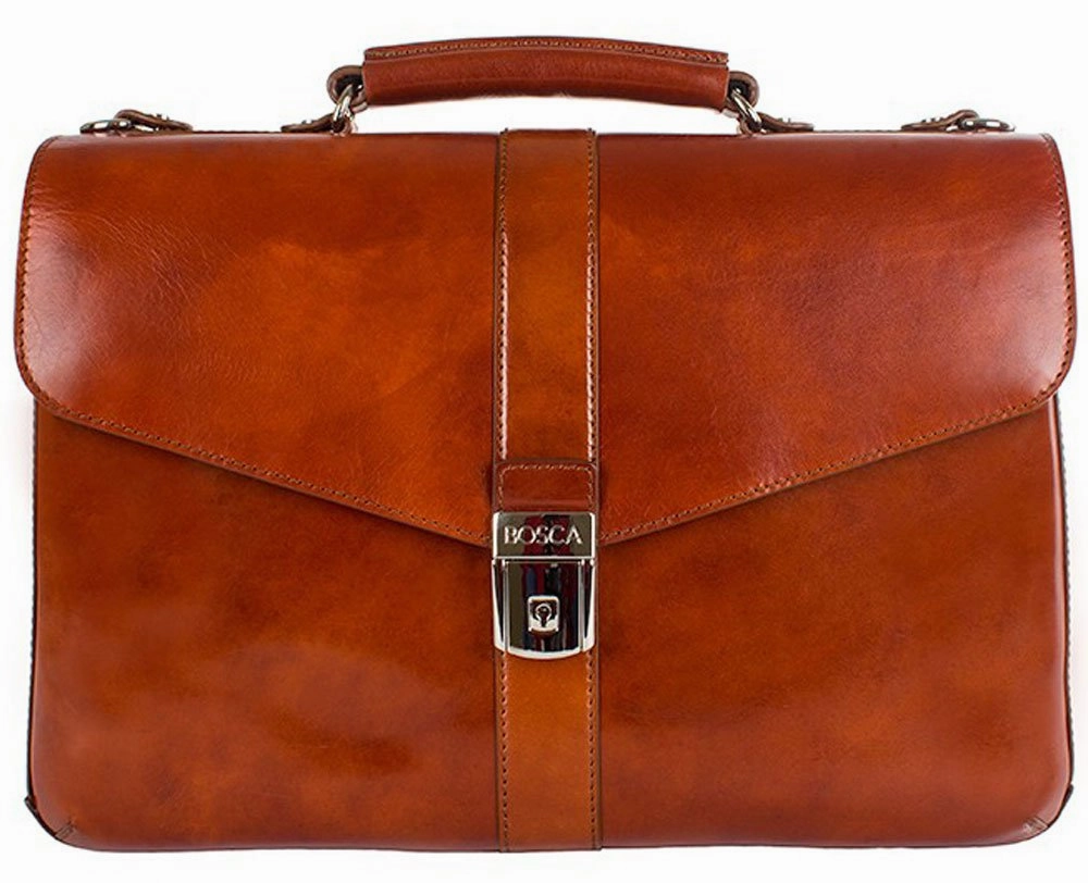 Bosca Old Leather Single Gusset Flapover Brief