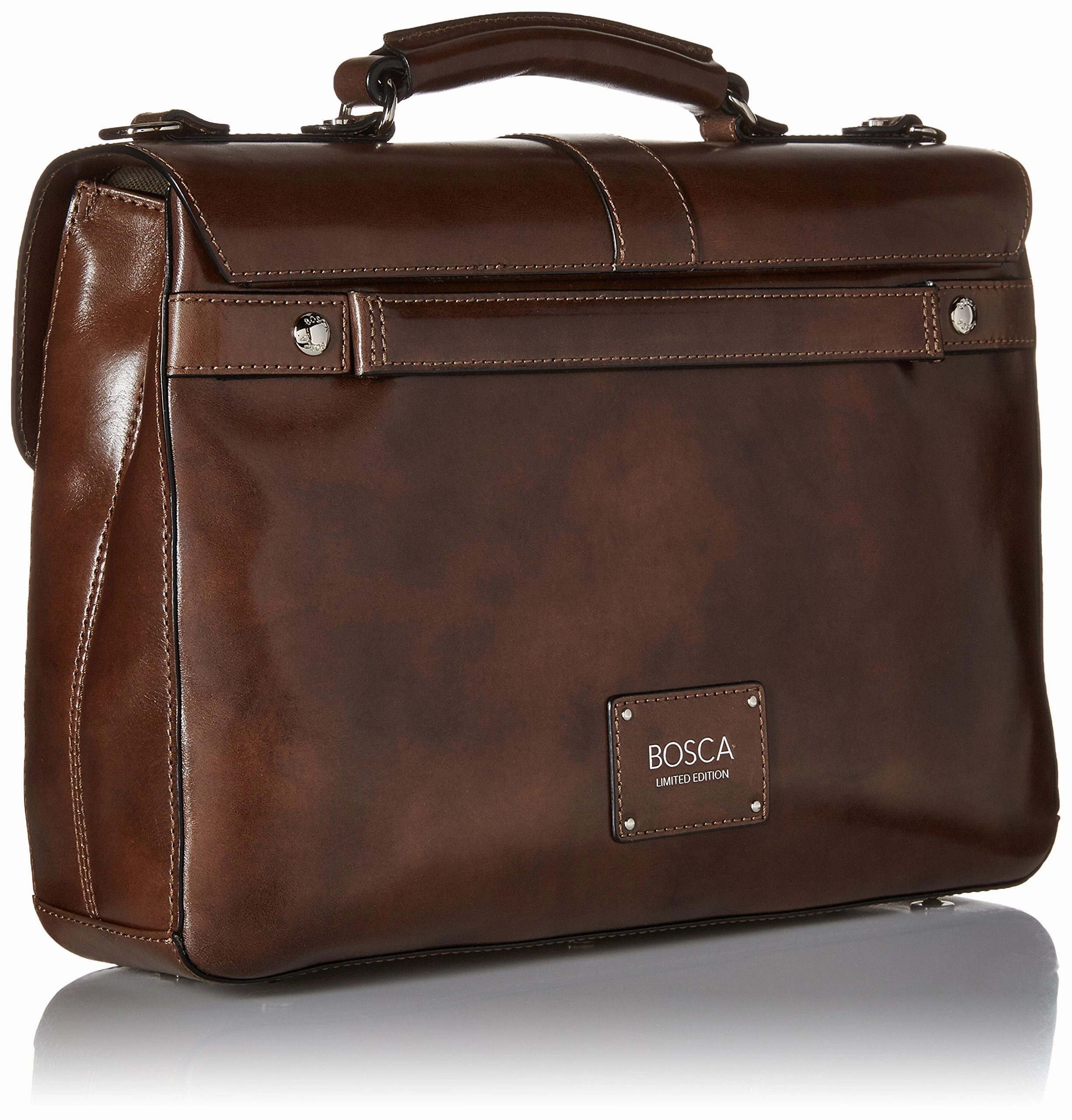Bosca Old Leather Single Gusset Flapover Brief