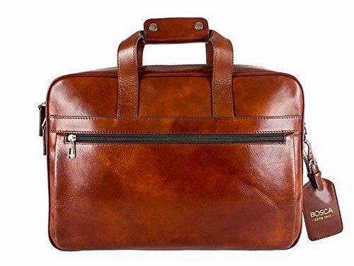 Bosca Old Leather Single Gusset Stringer Bag