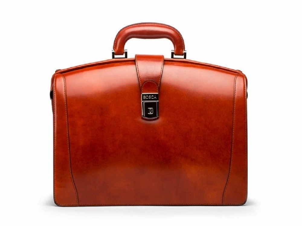 Bosca Old Leather Small Partners Briefcase