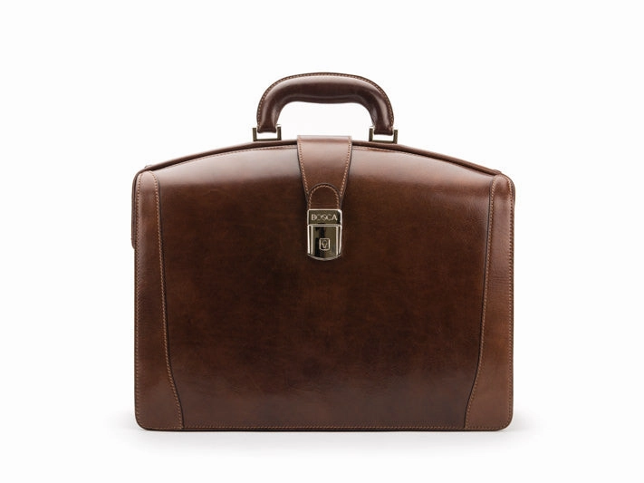 Bosca Old Leather Small Partners Briefcase