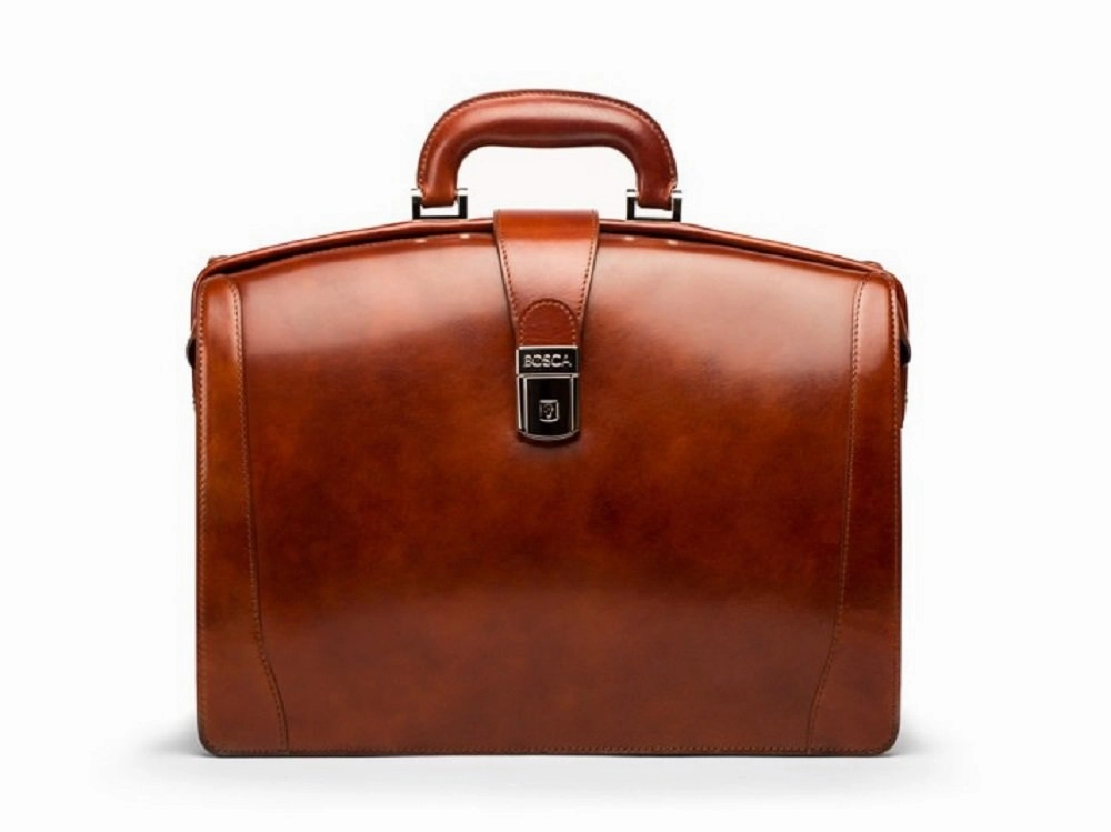 Bosca Old Leather Small Partners Briefcase