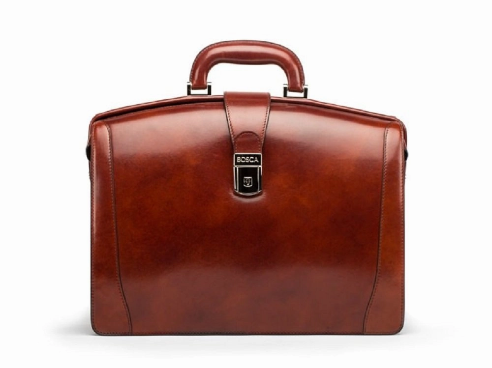 Bosca Old Leather Small Partners Briefcase