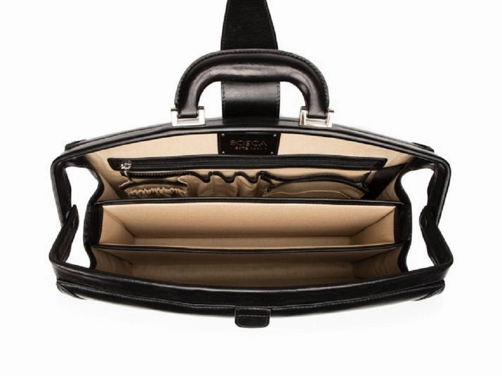 Bosca Old Leather Small Partners Briefcase