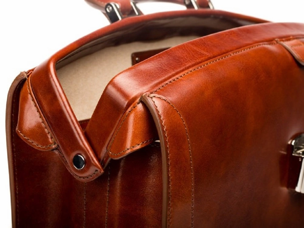 Bosca Old Leather Small Partners Briefcase