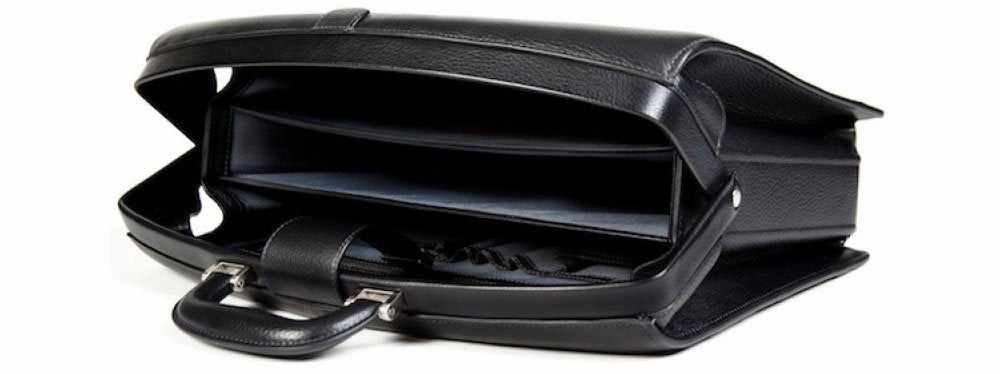 Bosca Tribeca Leather Collection Partners Briefcase