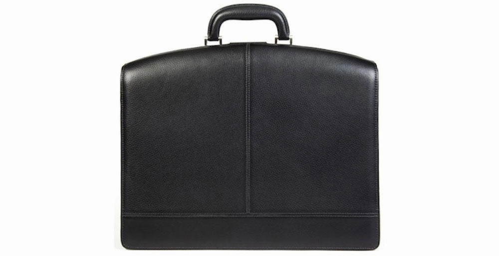 Bosca Tribeca Leather Collection Partners Briefcase
