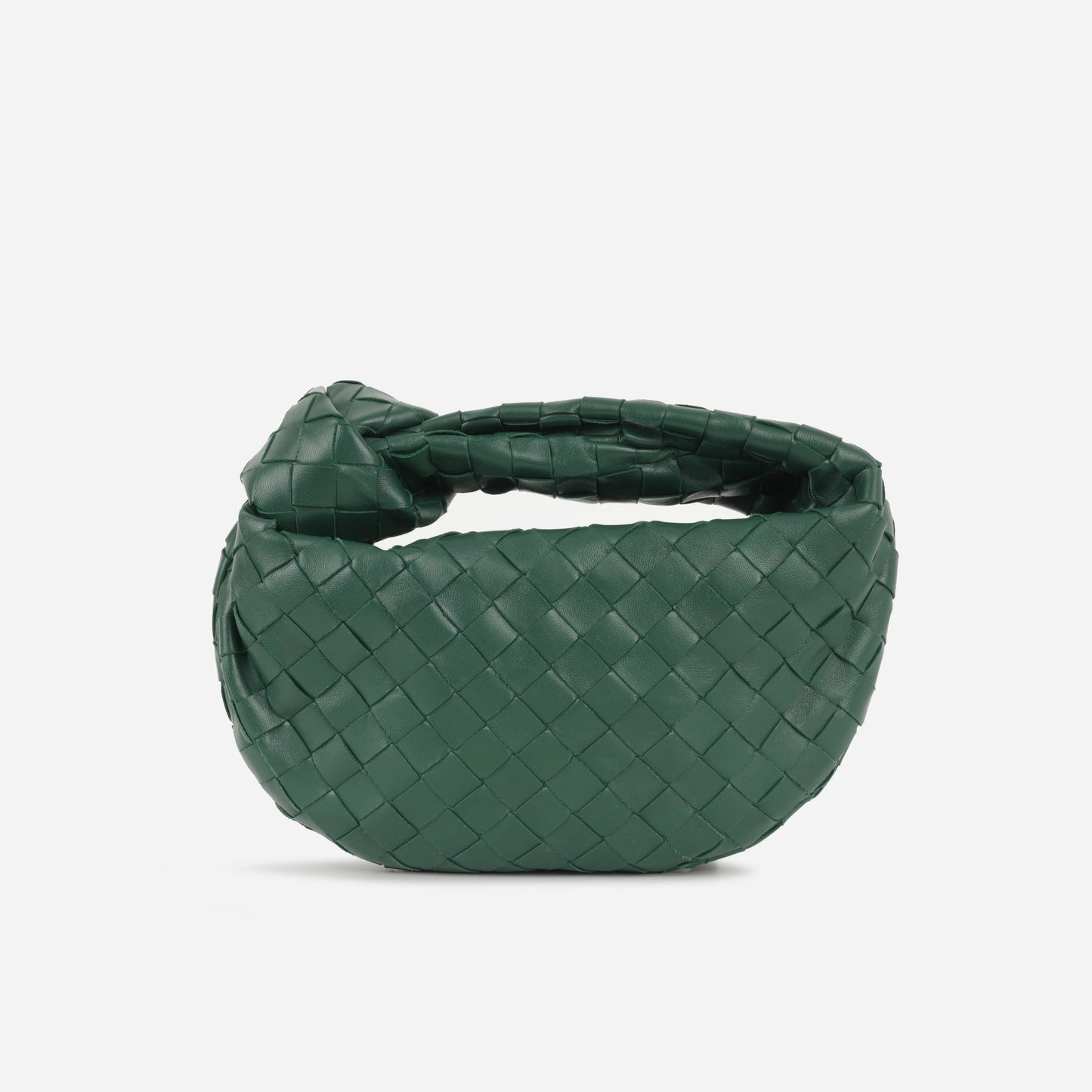 Bottega Veneta - Mini Jodie - Forest Green lambskin Intrecciato GHW - Pre-Loved