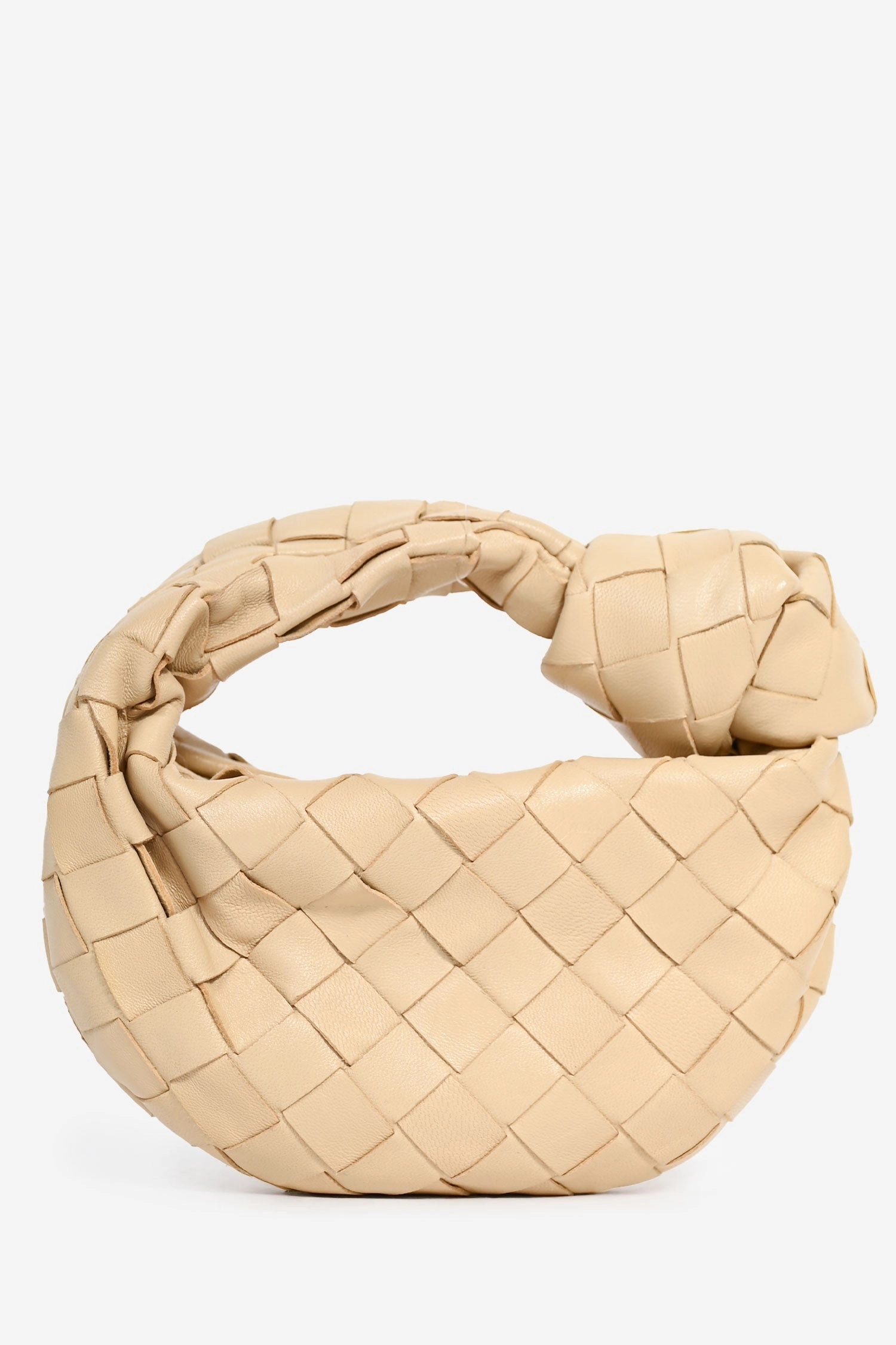 Bottega Veneta Beige Intrecciato Candy Jodie Bag