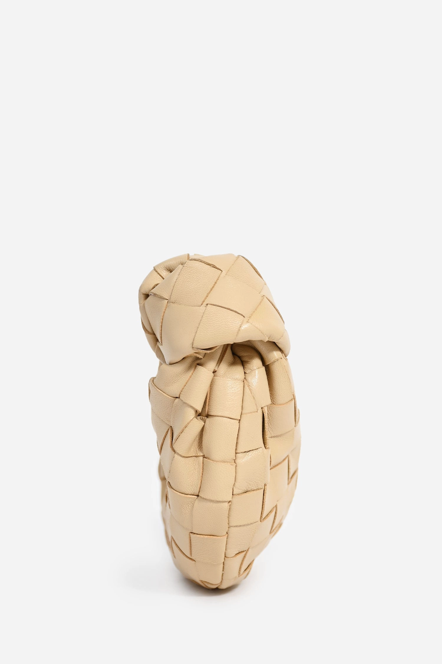 Bottega Veneta Beige Intrecciato Candy Jodie Bag