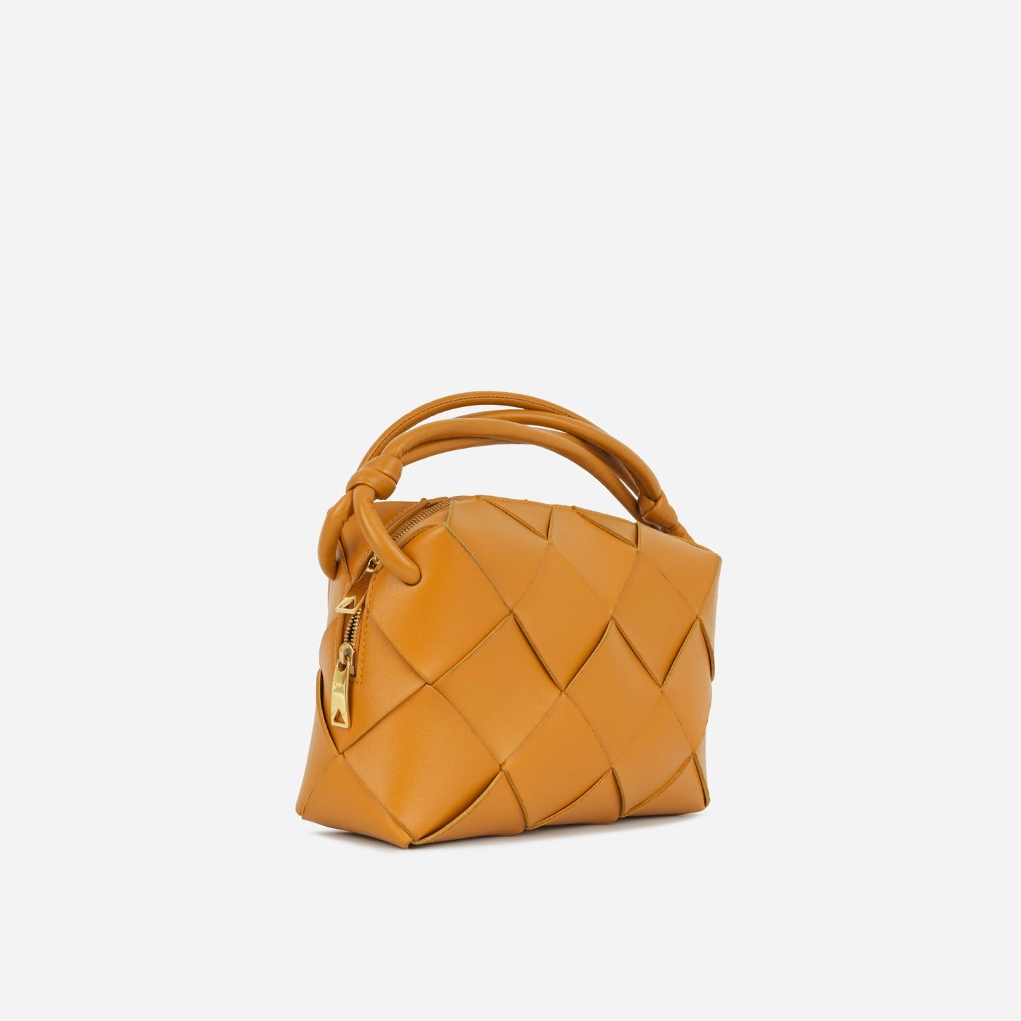Bottega Veneta Bottega Veneta - Small Casette Camera Bag - Camel Intrecciato GHW - Pre-Loved
