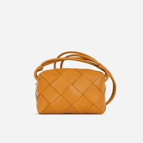 Bottega Veneta Bottega Veneta - Small Casette Camera Bag - Camel Intrecciato GHW - Pre-Loved