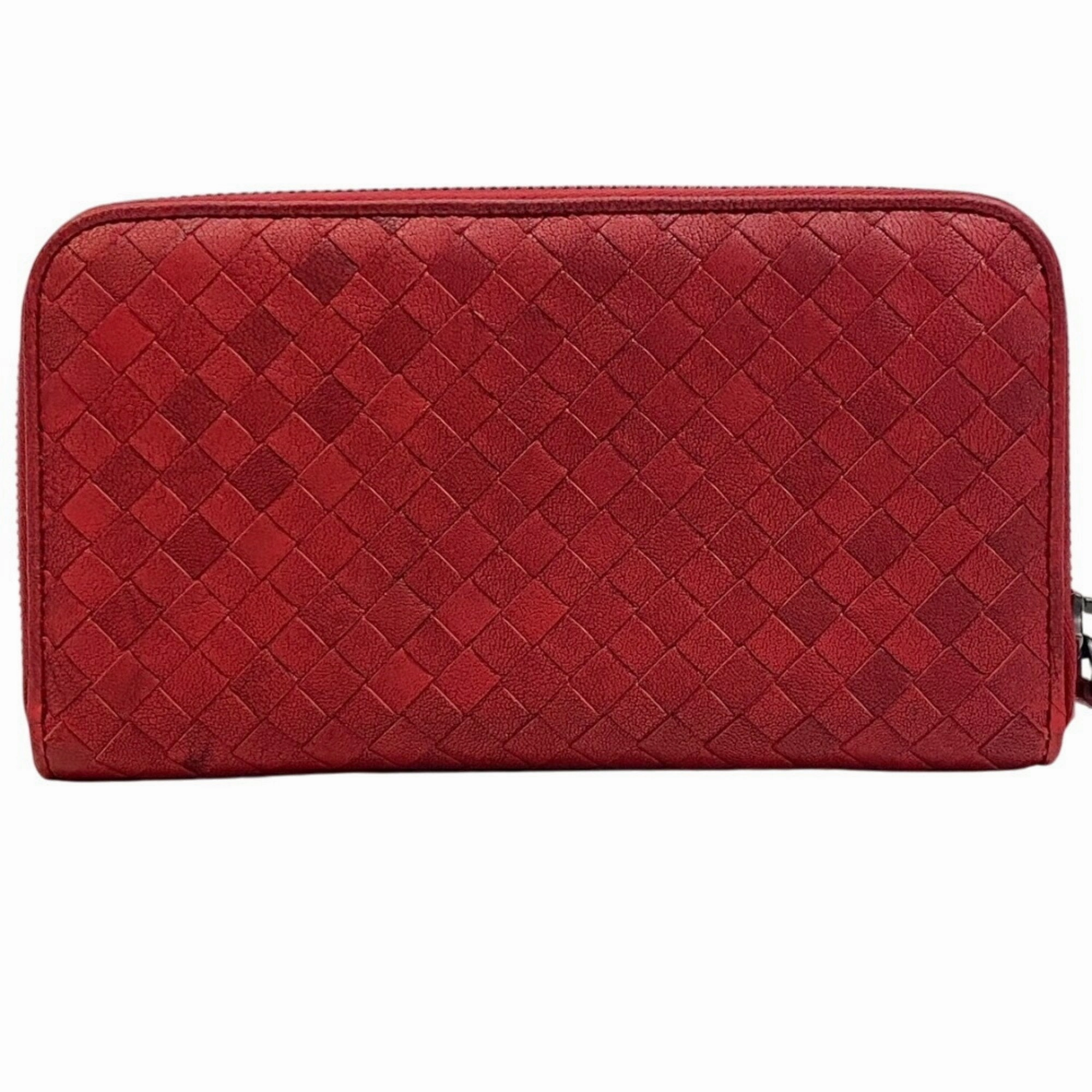 Bottega Veneta Intrecciato Leather Long Wallet (Bi-Fold) (Pre-Owned)