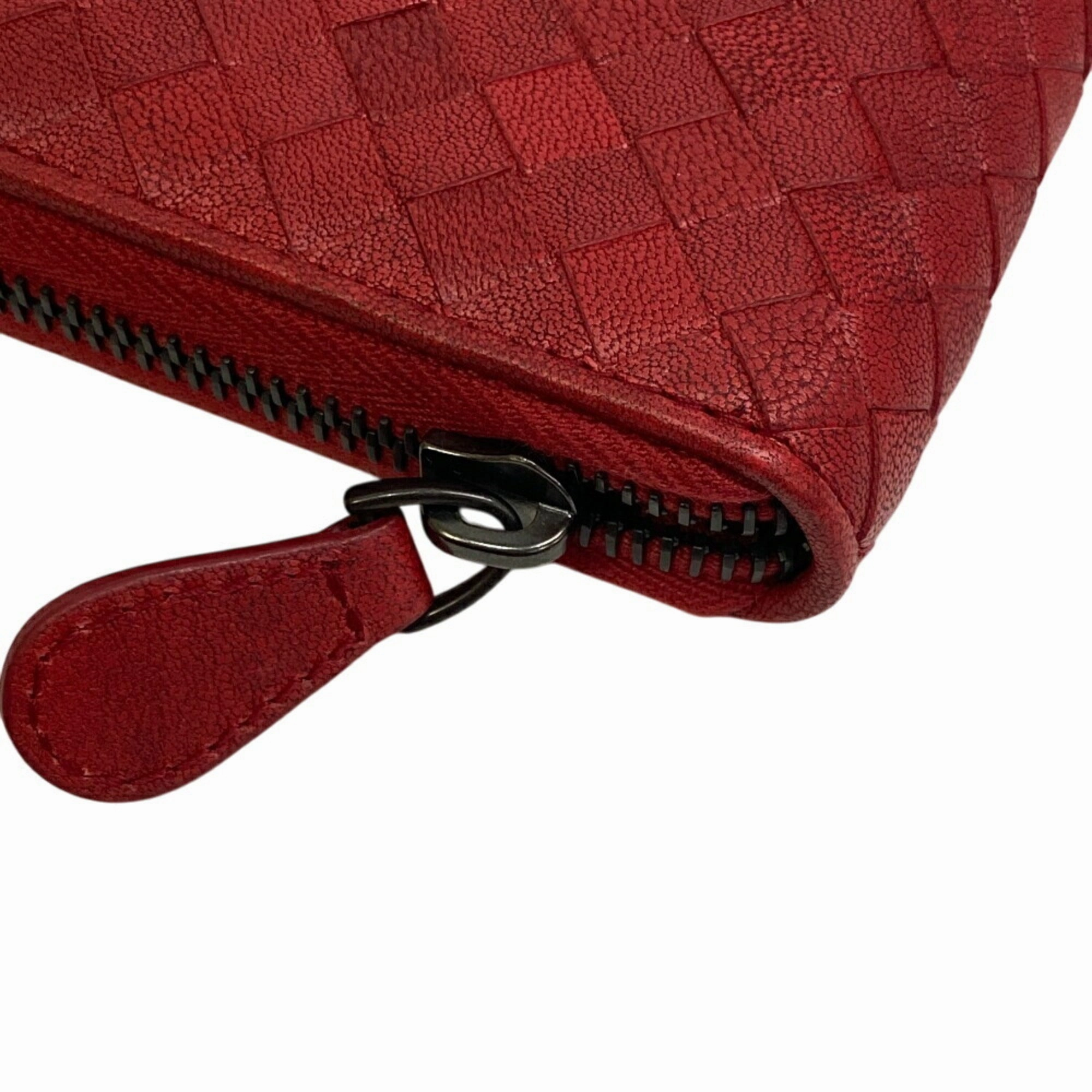 Bottega Veneta Intrecciato Leather Long Wallet (Bi-Fold) (Pre-Owned)