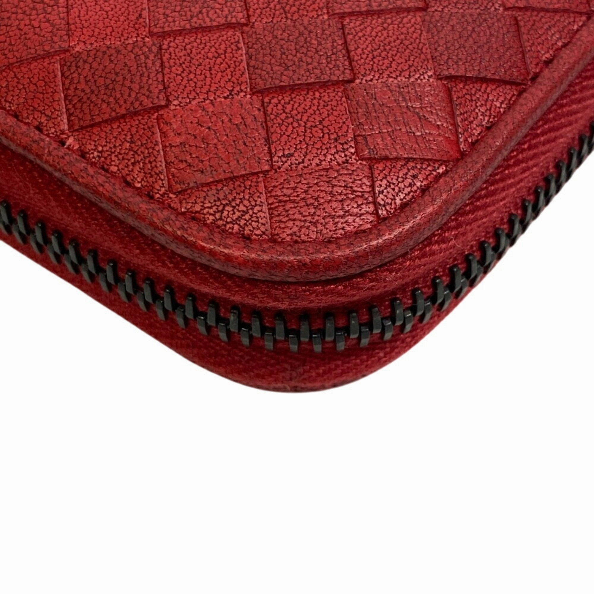 Bottega Veneta Intrecciato Leather Long Wallet (Bi-Fold) (Pre-Owned)