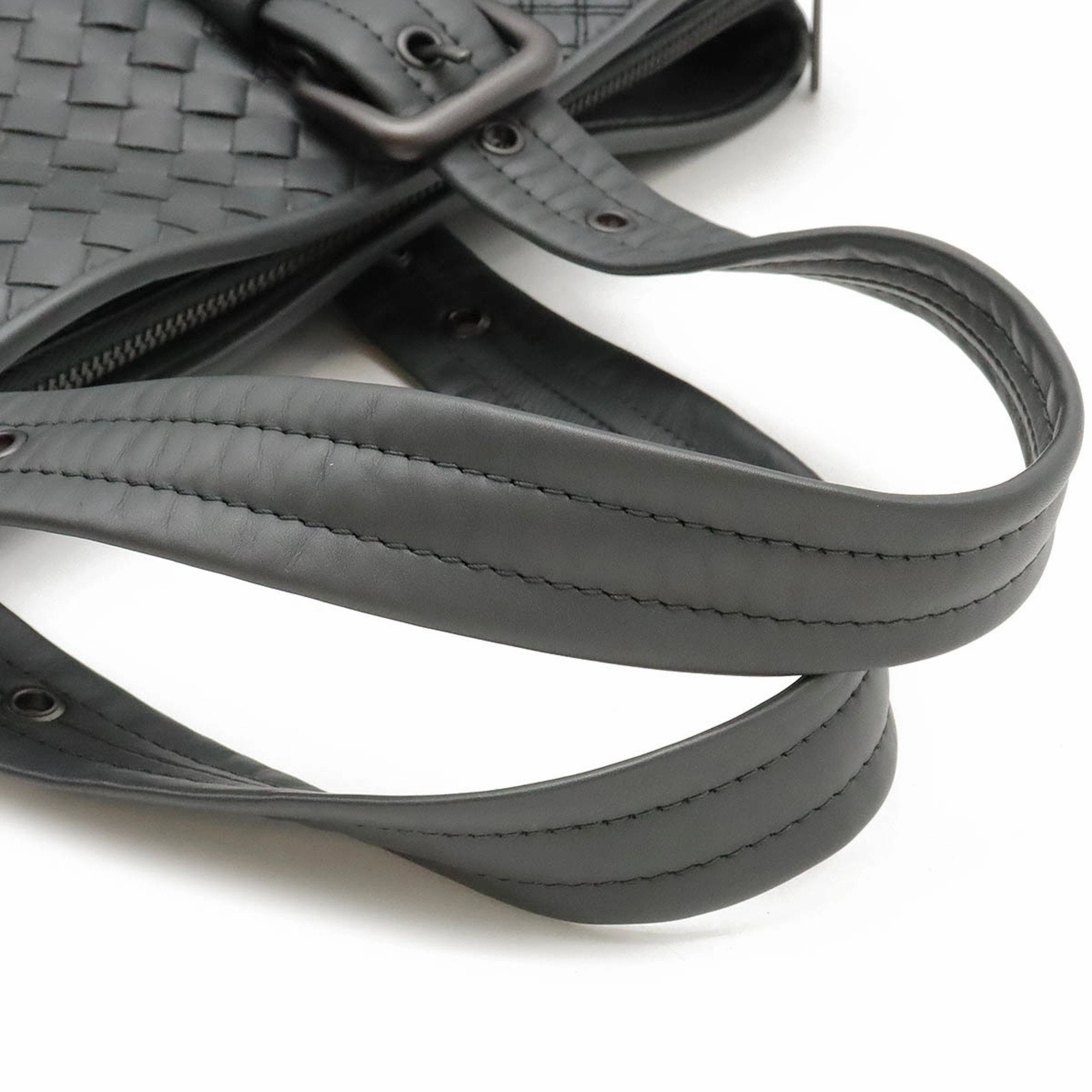 Bottega Veneta Intreccio Leather Tote Bag (Pre-Owned)
