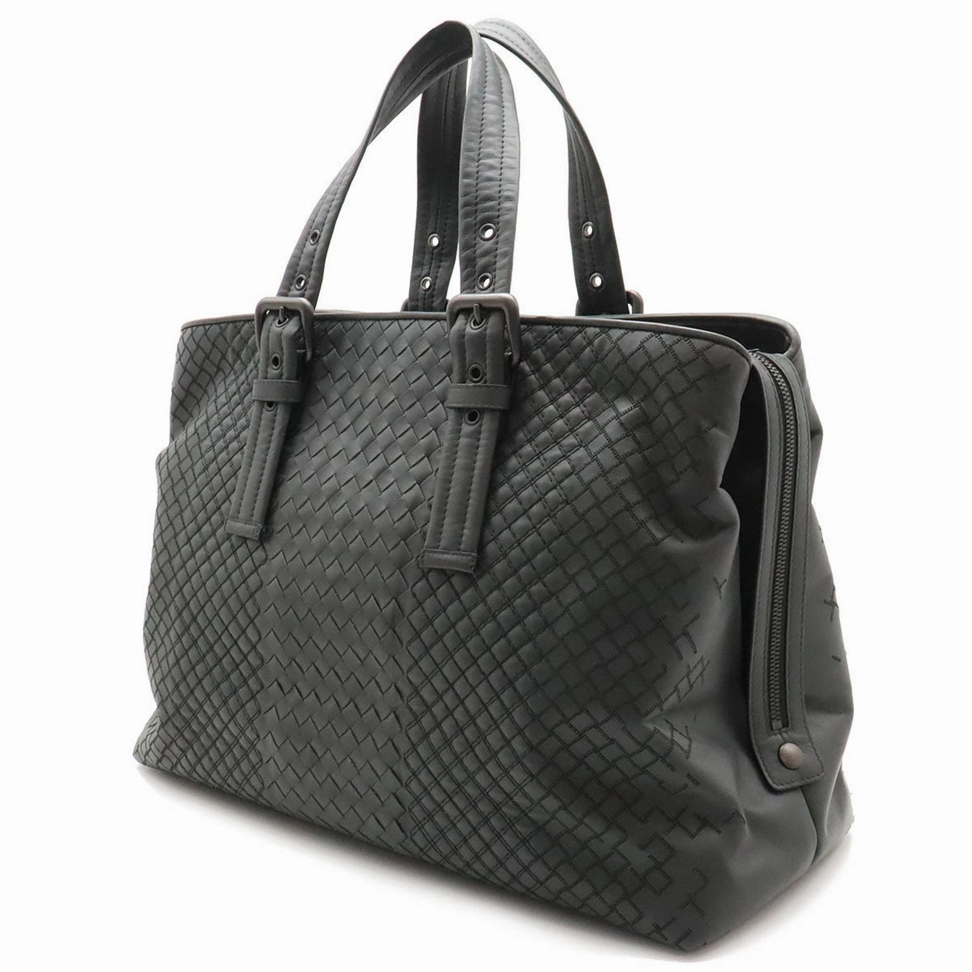 Bottega Veneta Intreccio Leather Tote Bag (Pre-Owned)