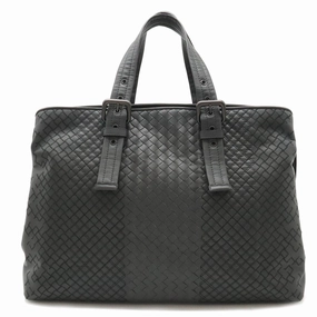 Bottega Veneta Intreccio Leather Tote Bag (Pre-Owned)