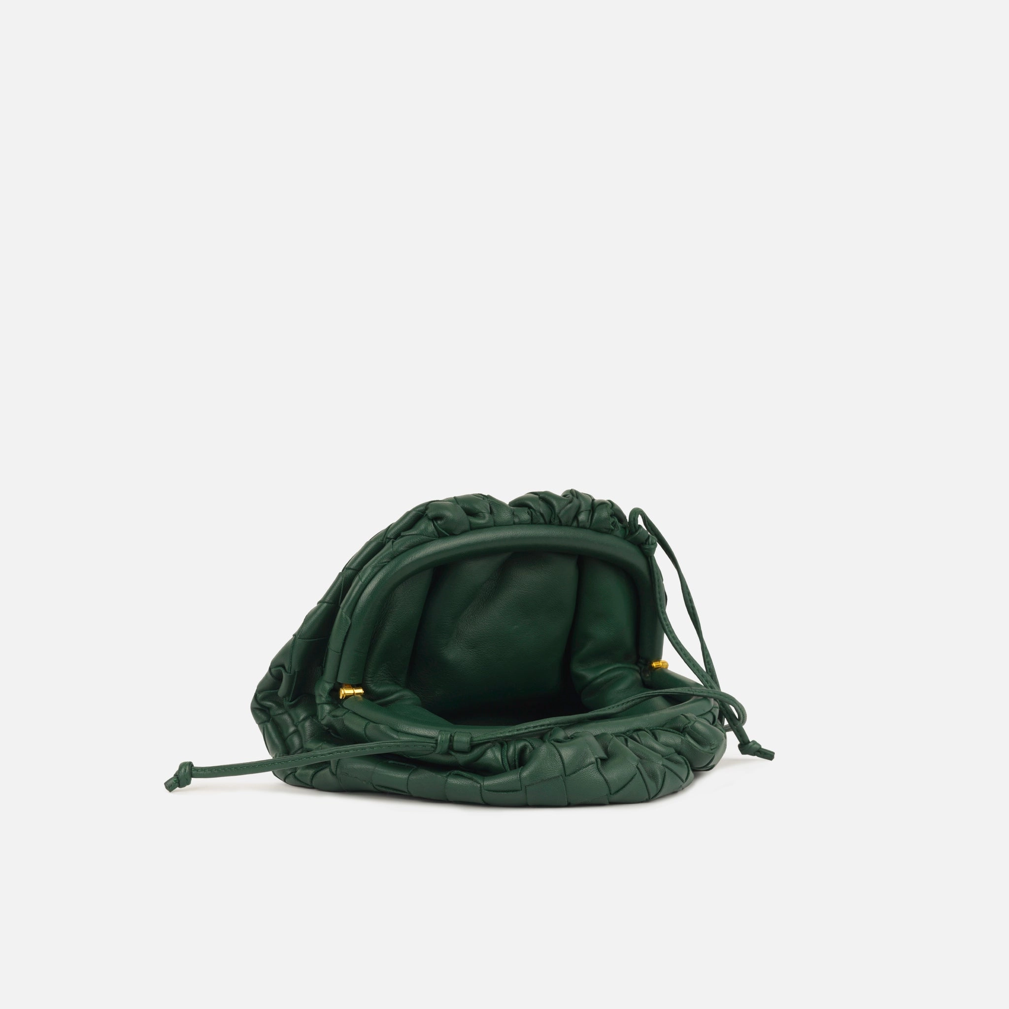 Bottega Veneta Mini Pouch - Forest Green