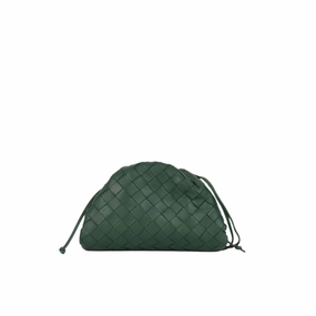 Bottega Veneta Mini Pouch - Forest Green
