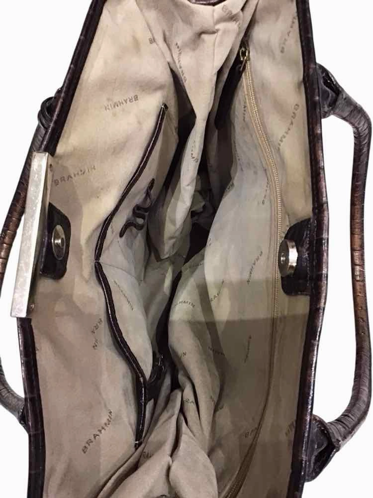 Brahmin Dark Brown Handbag