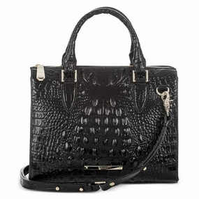 BRAHMIN Melbourne Anywhere Satchel Black
