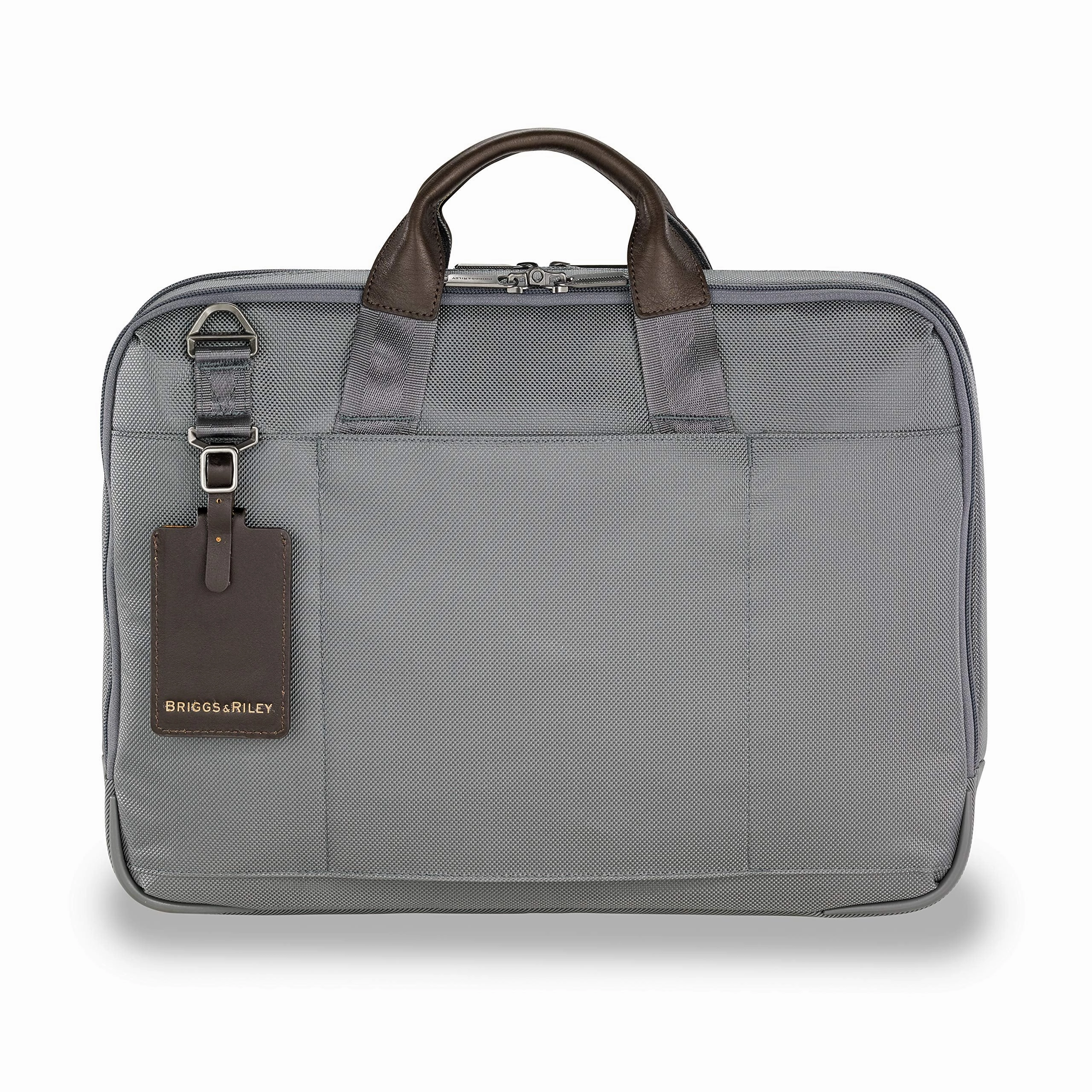 Briggs & Riley @work Leather Accent Medium Brief