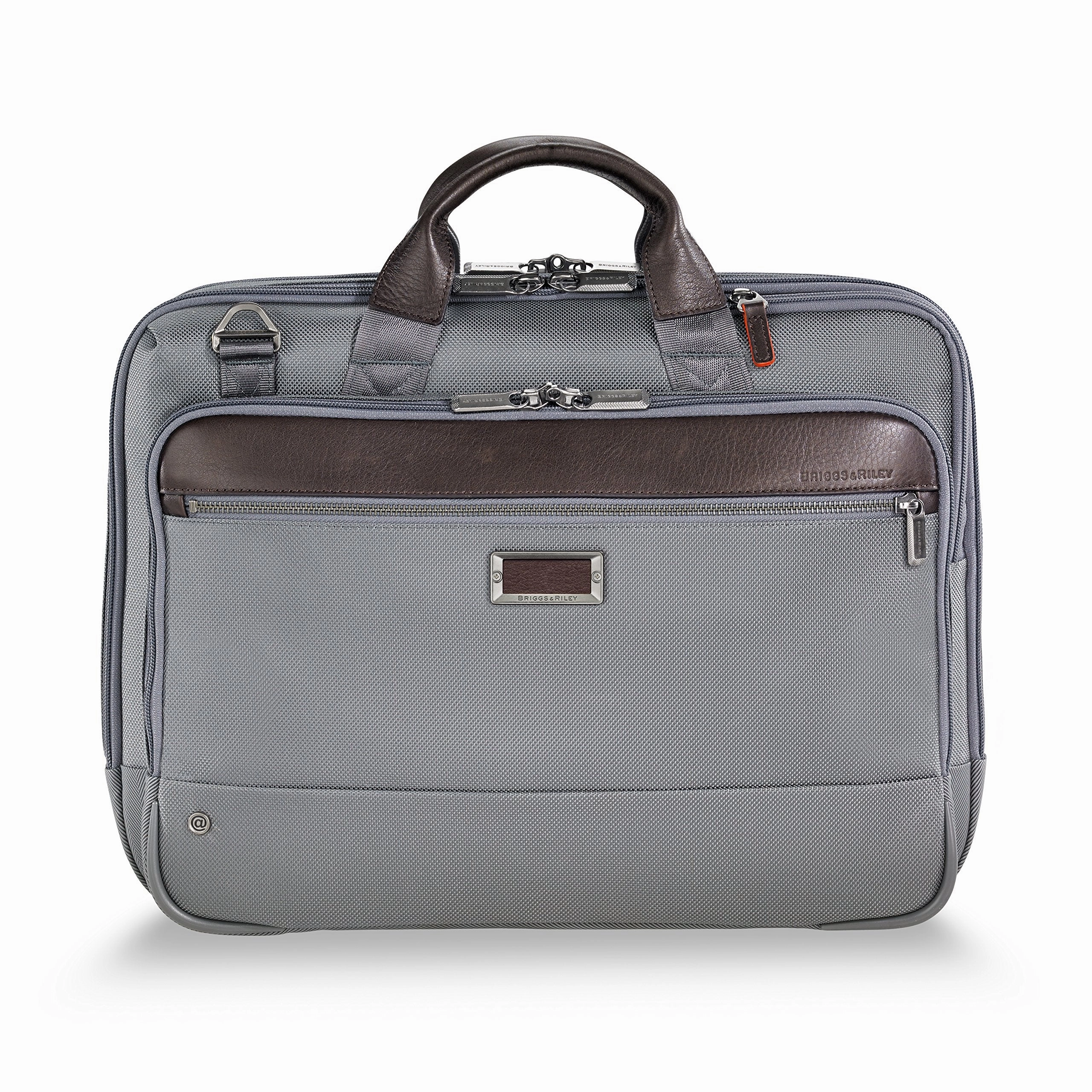 Briggs & Riley @work Leather Accent Medium Brief
