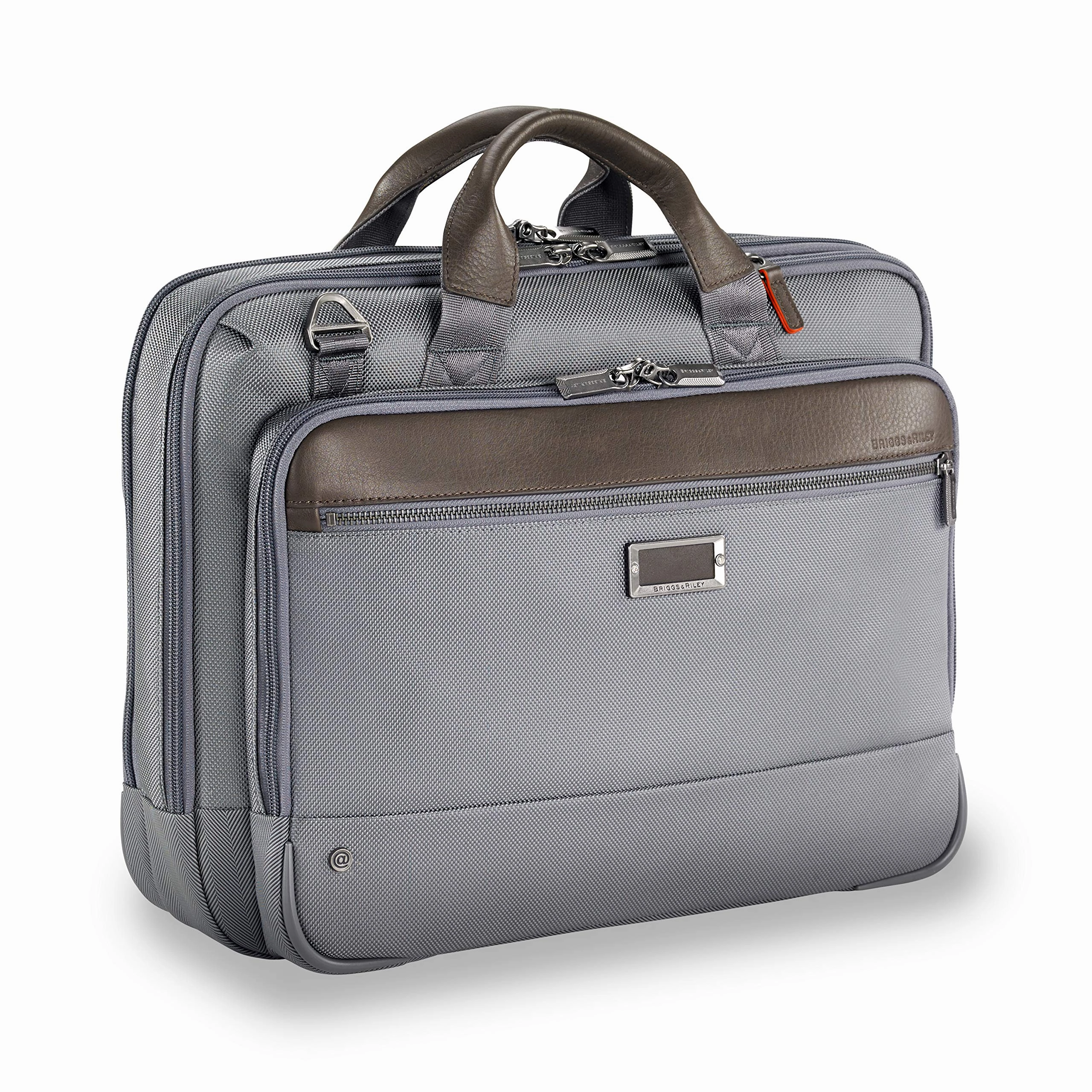 Briggs & Riley @work Leather Accent Medium Brief