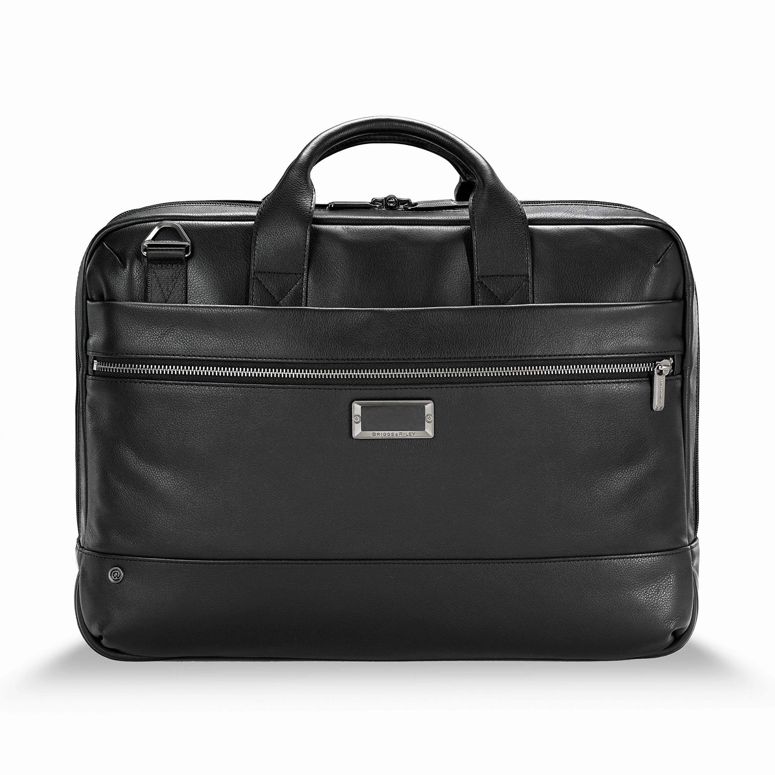 Briggs & Riley @work Leather Medium Brief