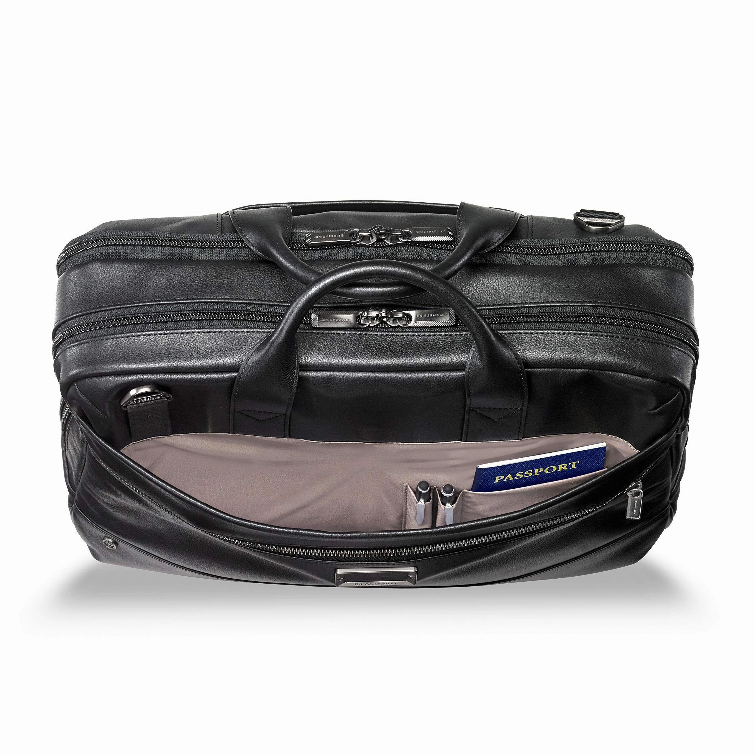Briggs & Riley @work Leather Medium Brief