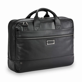 Briggs & Riley @work Leather Medium Brief