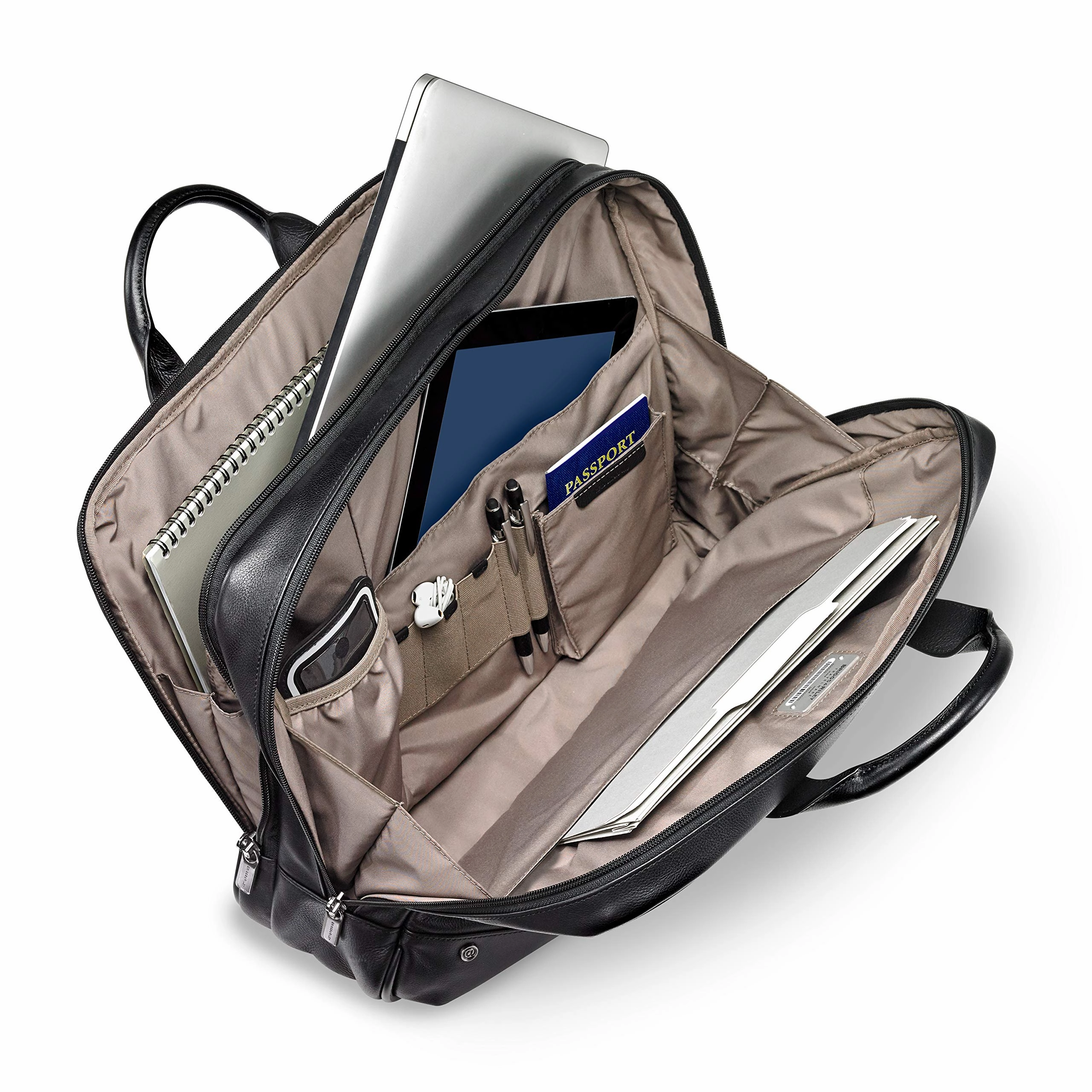 Briggs & Riley @work Leather Medium Brief