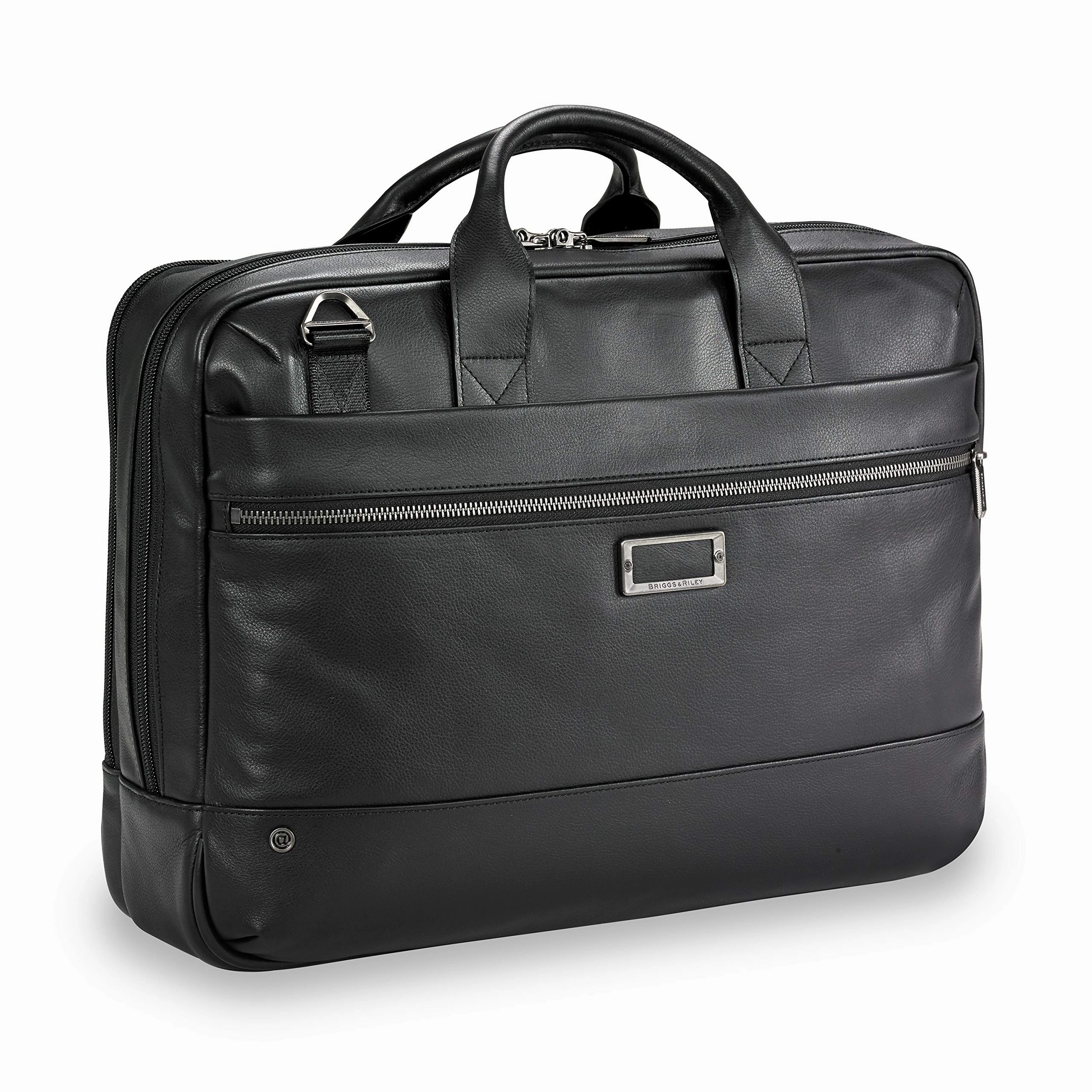 Briggs & Riley @work Leather Medium Brief