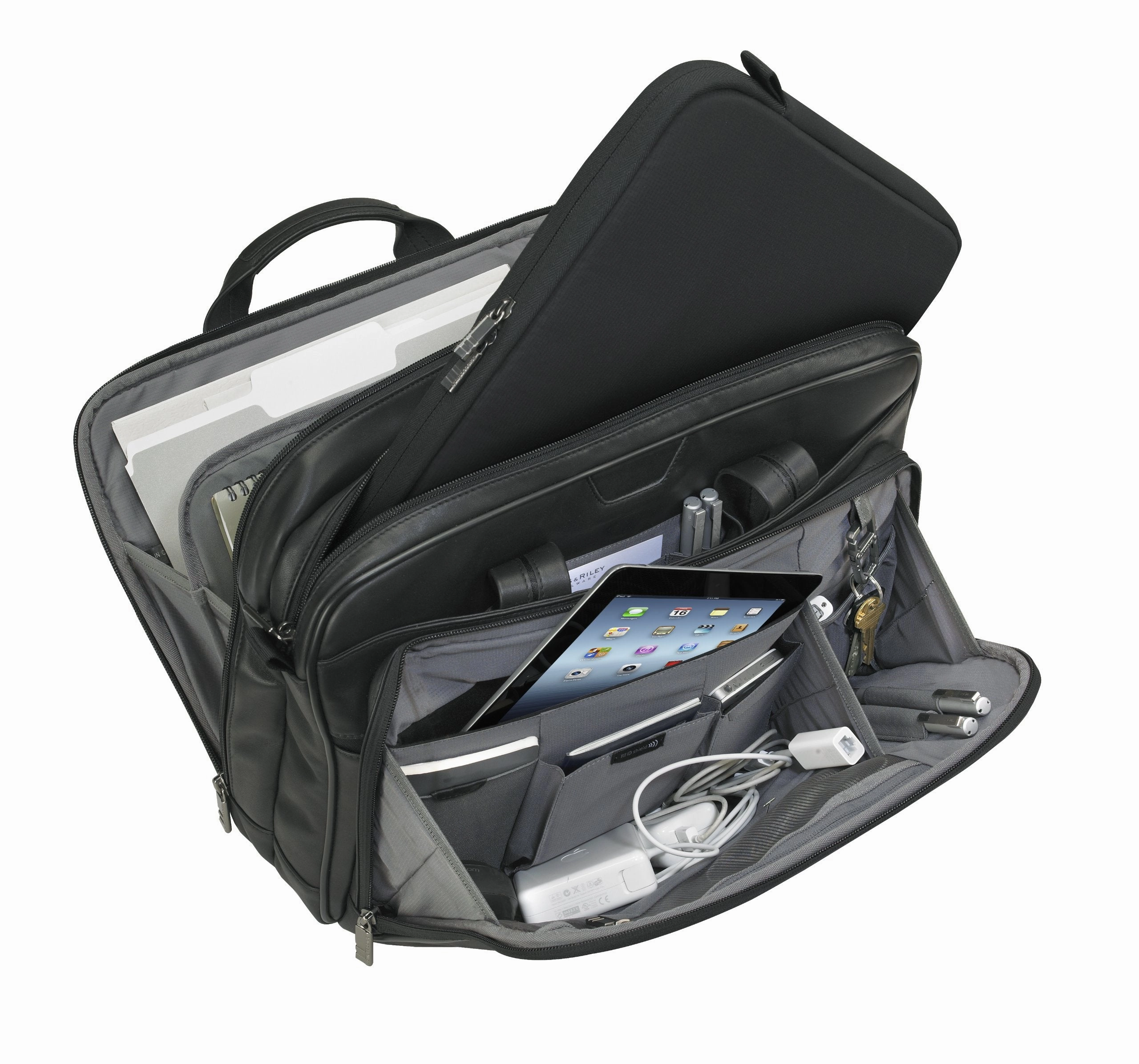 Briggs & Riley @work Medium Leather Briefcase