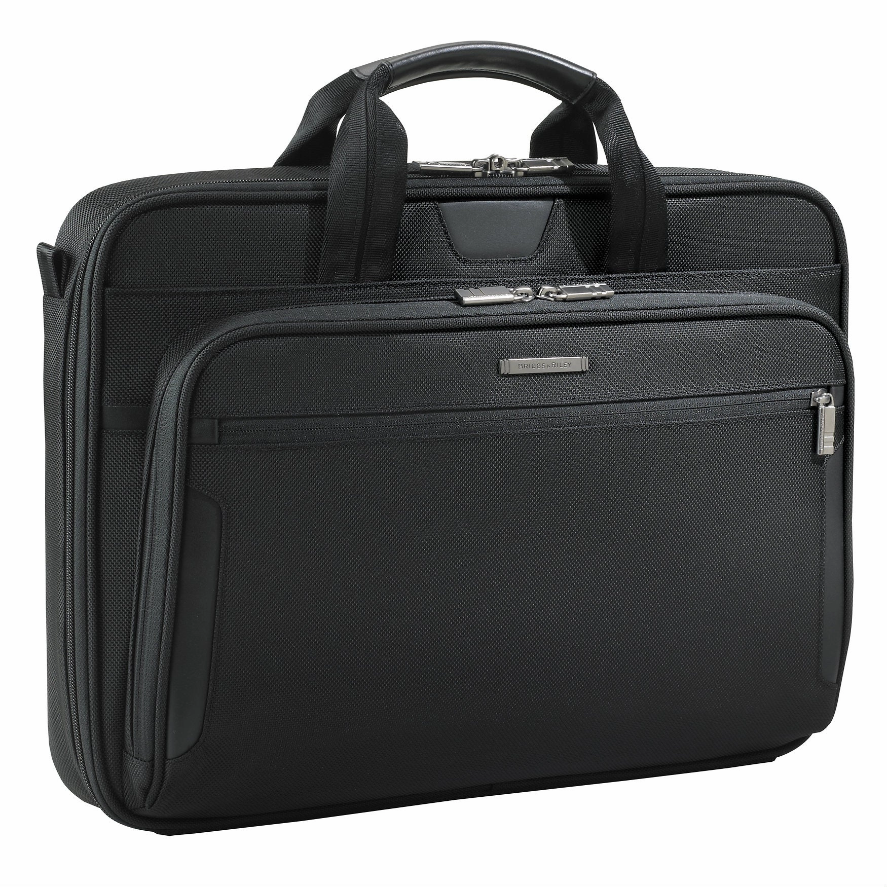 Briggs & Riley @work Single Gusset Accented Slim Business Briefcase